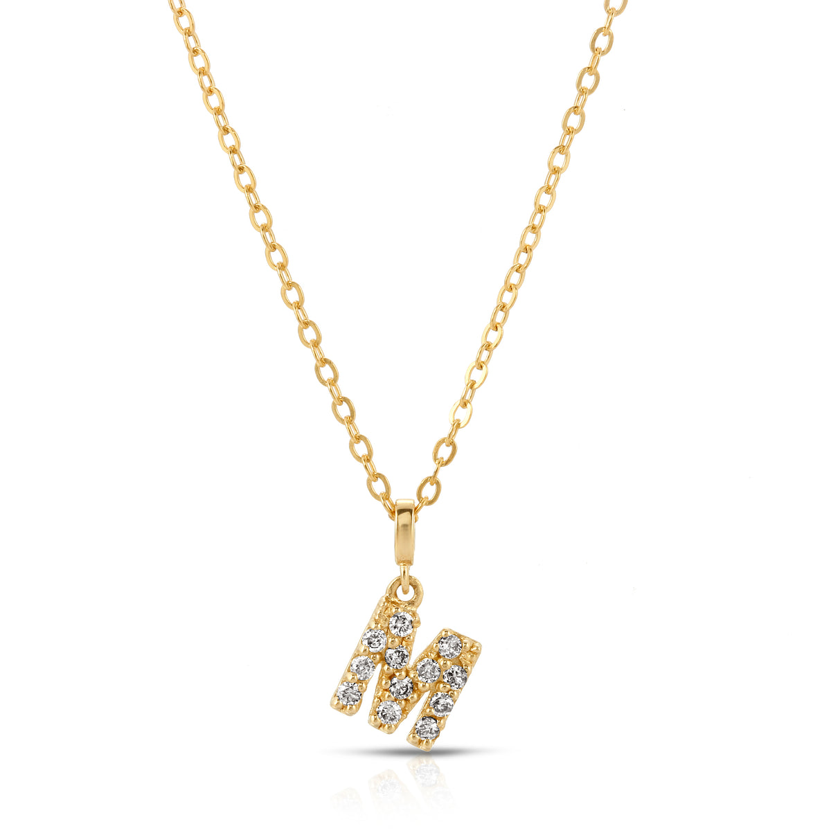 Diamond Letter Necklace – Melrie Jewelry